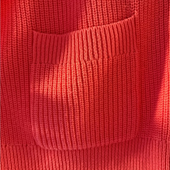 NWOT - J. Crew Vibrant Coral Cardigan - Picture 5 of 9